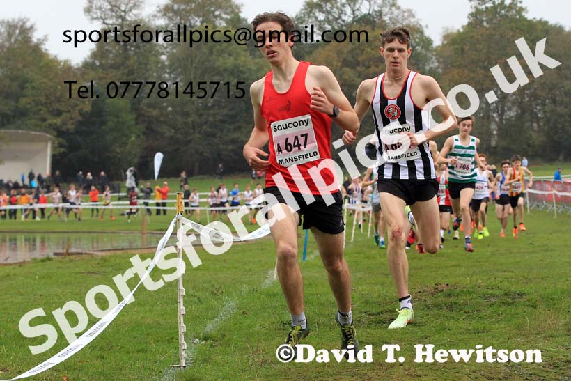 Mens Under-17s, 2022 National Cross Country Relays, Berry Hill Park, Mansfield.  Photo: David T. Hewitson/Sports for All Pics